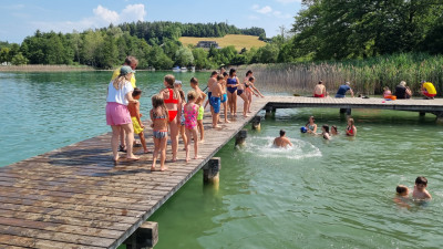 Eis und Schwimmen - Sladoled in plavanje