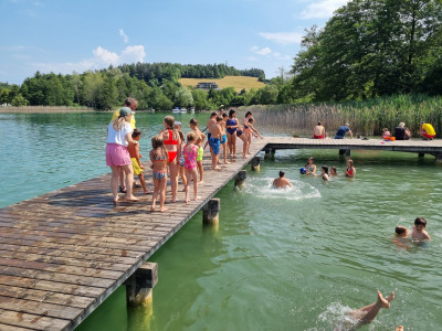 Eis und Schwimmen - Sladoled in plavanje